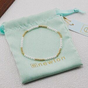 🆕✨Enewton Gold Bead Pearl Stretch Bracelet